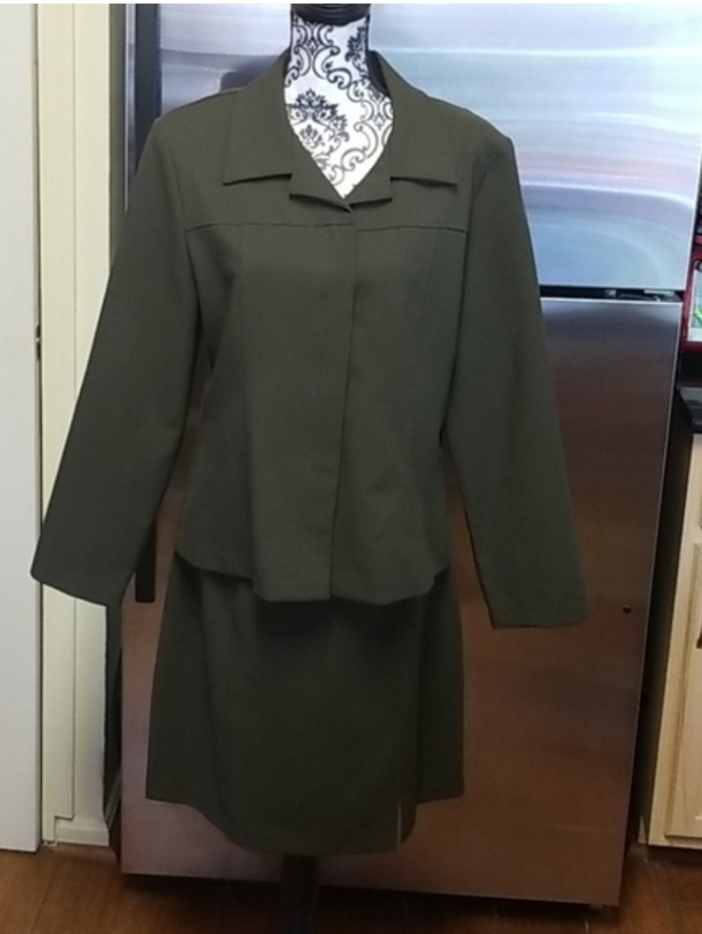 OD Green Skirt Set